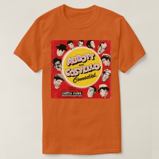 T-shirt Comédies Abbott et Costello (Design devant)