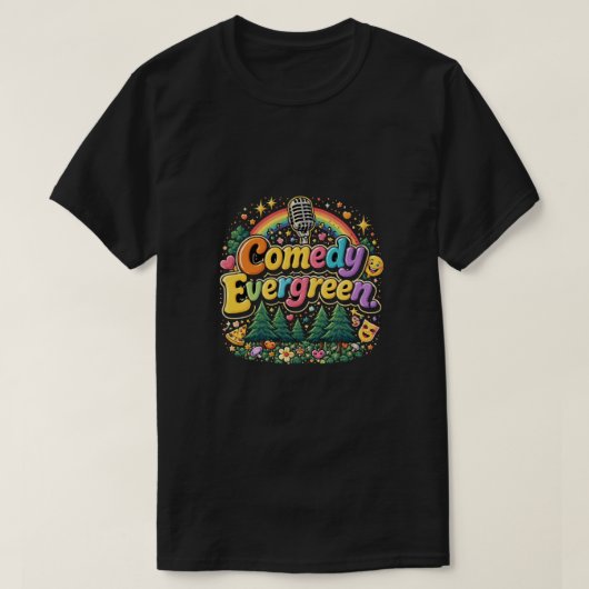T-shirt Comedy Evergreen: Timeless Humor Retro Aesthetic (Design devant)