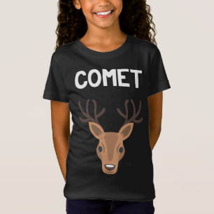 T-Shirt Comet Père Noël Reindeer Matching Family Group Chr