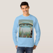 T-shirt Comic Style UFO Afbeelding (Voorkant volledig)