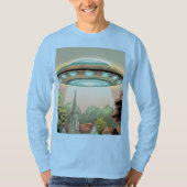T-Shirt Comic Style UFO Image (Devant)