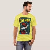 T-Shirt Comics CAT-MAN des années 1940 (Devant entier)