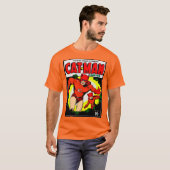 T-Shirt Comics CAT-MAN des années 40  (Devant entier)