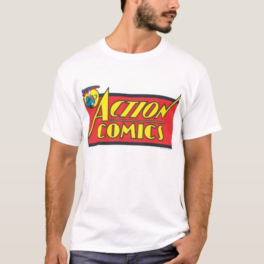 T-shirt Comics d'action - Superman (Devant)
