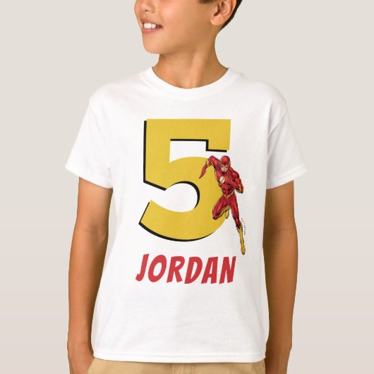 T-shirt Comics DC personnalisés | Flash Anniversaire (Devant)
