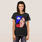T-shirt Comics Girl #14 (Devant entier)