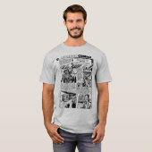 T-Shirt Comics HORROR des années 1970 (Devant entier)