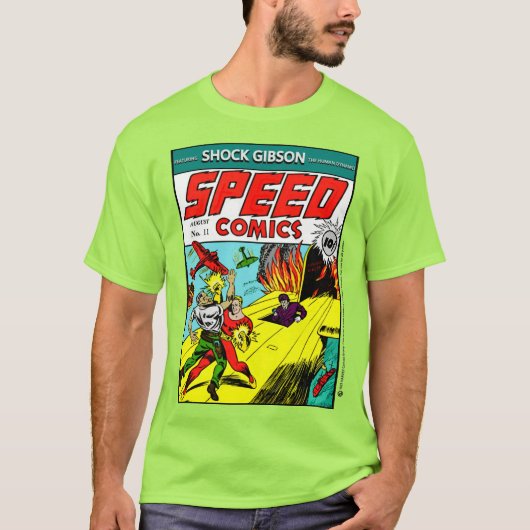 T-Shirt Comics SPEED des années 40 (Devant)