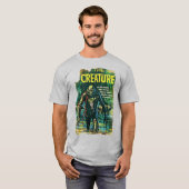 T-shirt comique 1950 "La CRÉATURE" (Devant entier)