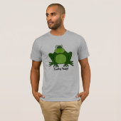 T-shirt comique de grenouille - patelineur de (Devant entier)