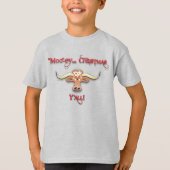 T-shirt Comique Longhorn Steer (Devant)