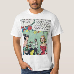 T-shirt Comique romantique de les années 50