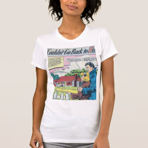 T-shirt Comique romantique Vintage des années 1950