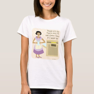 T-shirt Comique Sans femme au foyer Funny Cinquante Devise