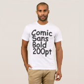T-shirt comique sans les 200 pintes audacieuse (Devant entier)