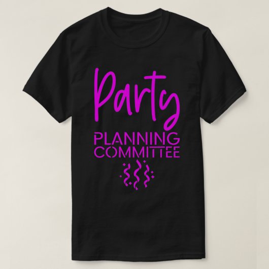T-shirt Comité de planification des partis 1 (Design devant)