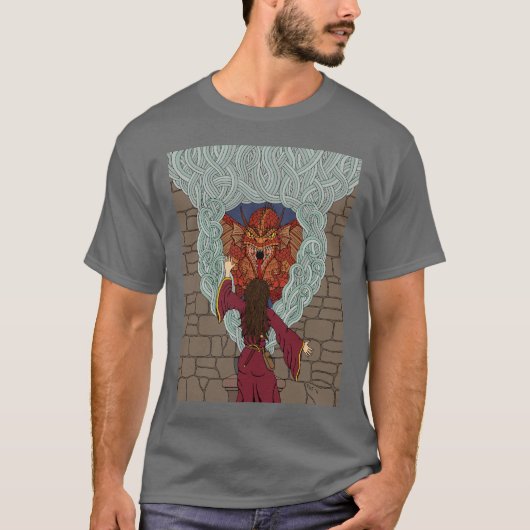 T-shirt Comjurer le dragon (Devant)