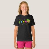 T-shirt Comma Chameleon Lizard Reptiles (Devant entier)
