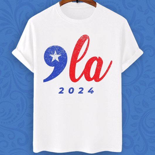 T-shirt Comma La Kamala Harris 2024 élection drôle