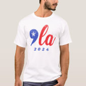 T-shirt Comma La Kamala Harris 2024 élection drôle (Devant)
