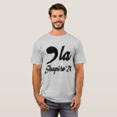 T-shirt Comma-La Kamala Harris Shapiro 2024 Cursive (Devant entier)