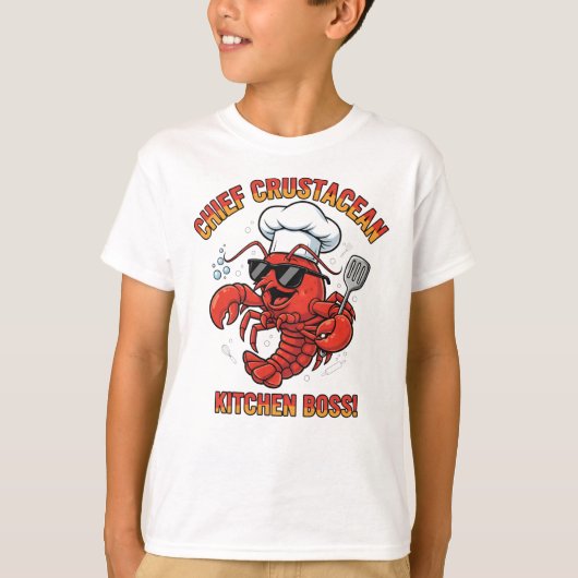 T-shirt Commandant Crustacé – Tee Chef Homard (Devant)