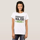 T-shirt Commandant de sergent maman (Devant entier)