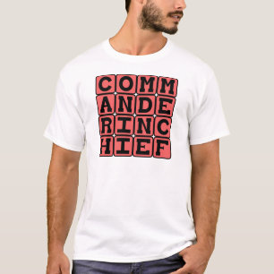 T-shirt Commandant en chef, Président