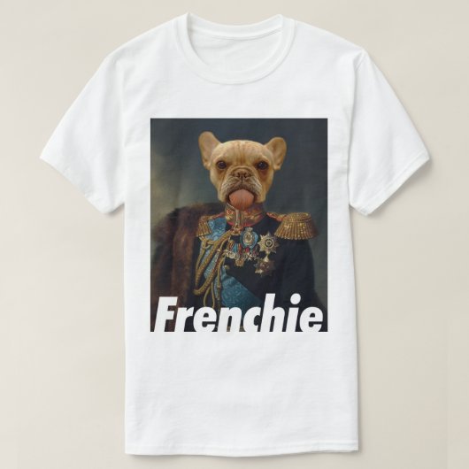 T-shirt Commandant Frenchie (Design devant)