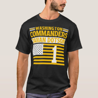 T-shirt Commandants de Washington Dotson 1 drapeau américa
