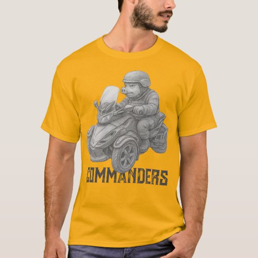 T-shirt Commandants Spyder Ryders américains - Commandants (Devant)