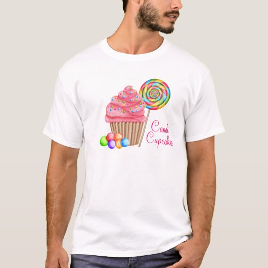 T-shirt Commande à façon pour des petits gâteaux de (Devant)