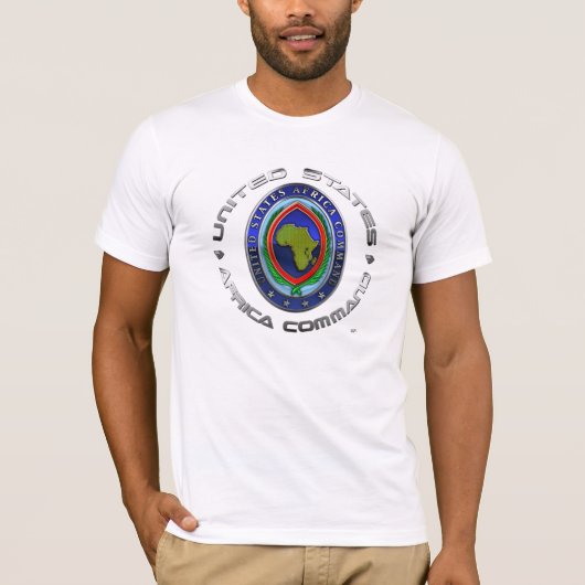T-shirt Commande des Etats-Unis Afrique (Devant)