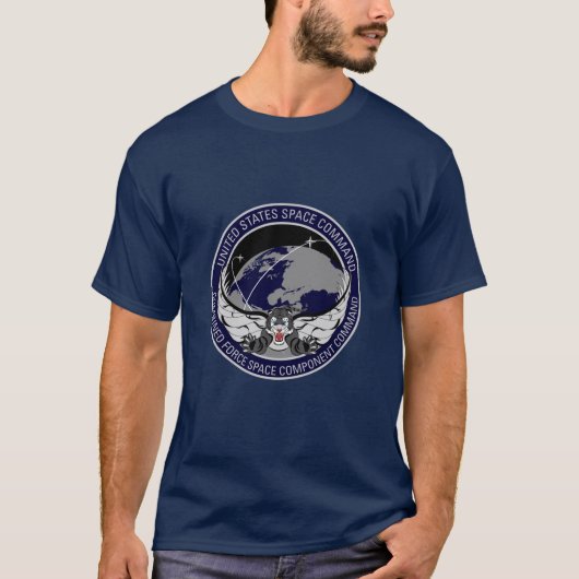 T-shirt Commande du composant spatial de la force combinée (Devant)