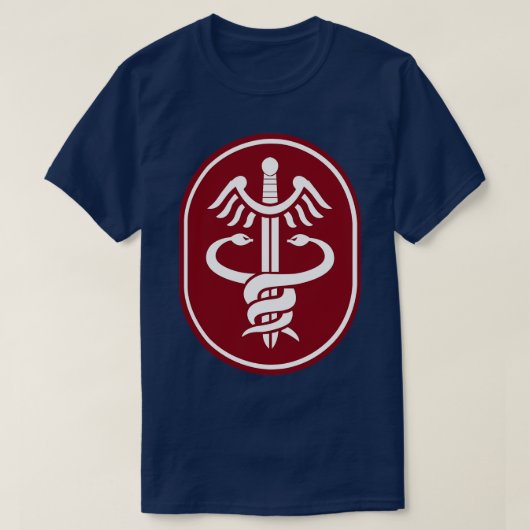 T-shirt Commande Médicale des États-Unis SSI wtxt (Design devant)