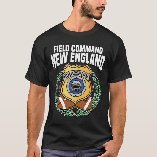 T-SHIRT COMMANDEMENT DE TERRAIN DE LA NOUVELLE-ANGLETERRE (Devant)