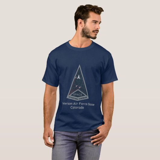 T-shirt Commandement des opérations spatiales (Devant entier)