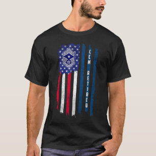 T-shirt Commandement E-9 à la retraite Chef Sergent Rank A