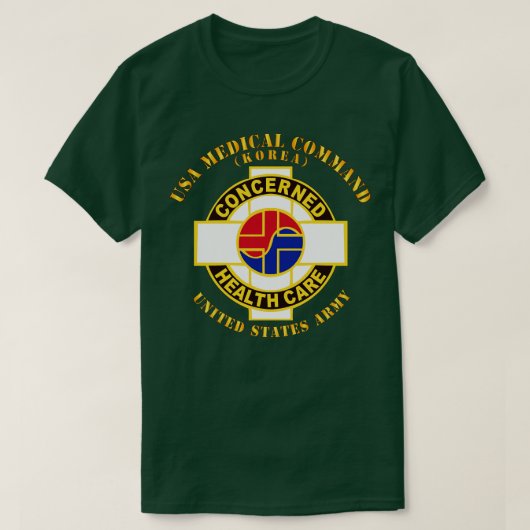 T-shirt Commandement Médicale des États-Unis Corée (Design devant)
