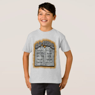 T-shirt Commandements de la vieille école Dix