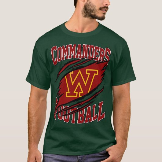 T-shirt Commanders de Washington (Devant)