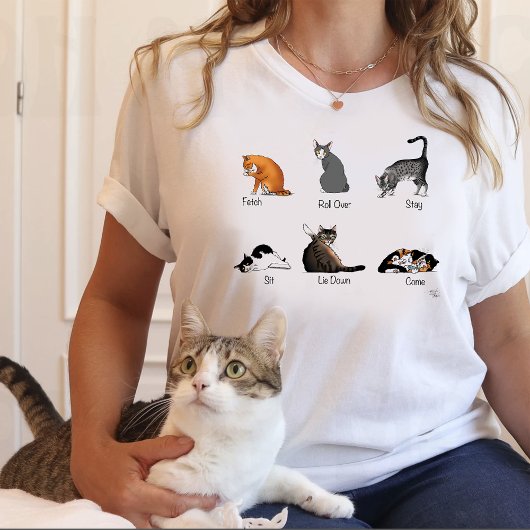 T-shirt Commandes Cat