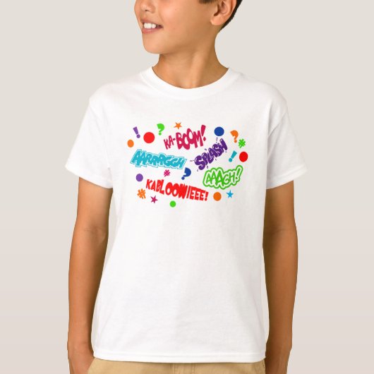 T-shirt Commandes de bandes dessinées (Devant)