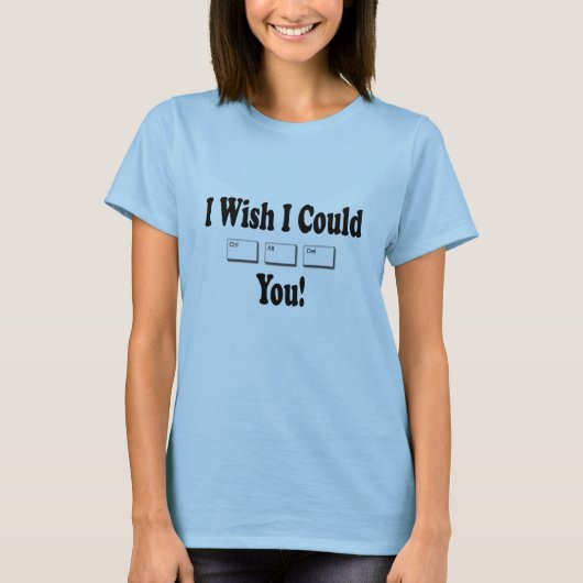 T-shirt Commandez la suppression d'alt (Devant)