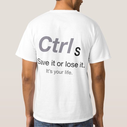 T-shirt Commandez S (Dos)