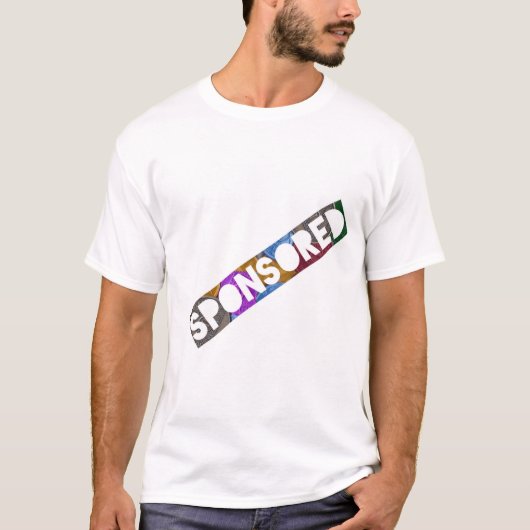 T-shirt Commandité avec des puces (Devant)