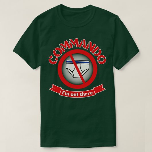 T-shirt Commando Je Suis Là-Bas (Design devant)