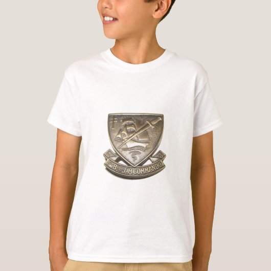 T-shirt Commando Kieffer - Insigne 1er BFMC (Devant)