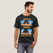 T-shirt Commas Ponctuation Requin Mange Bob Funny Engli (Devant entier)