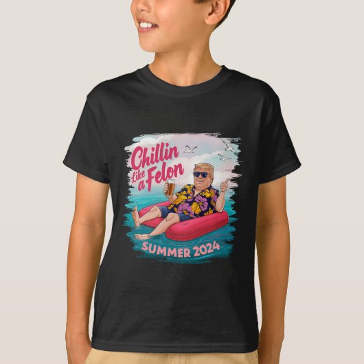 T-shirt Comme A Felon Trump Summer 2024 Beach (Devant)